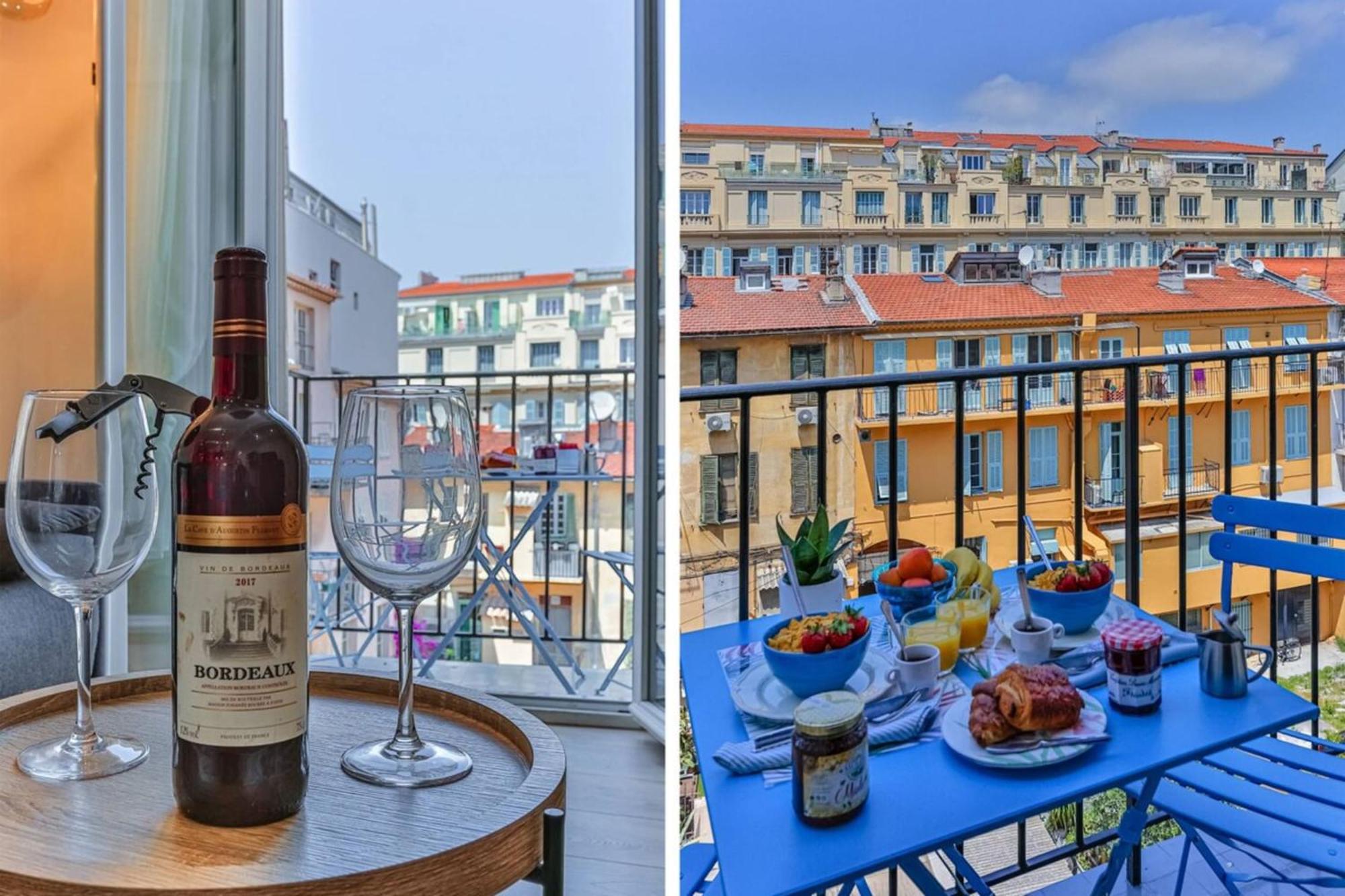 Apartamento Massena Cours - Terrasse - Zone Pietonne Niza Exterior foto